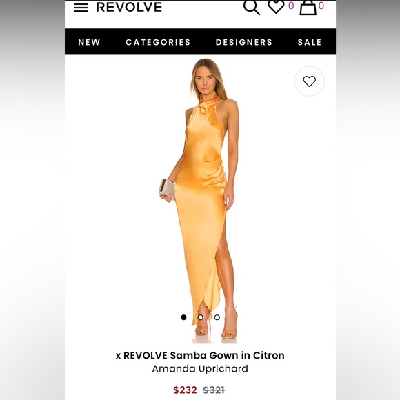 REVOLVE Dresses & Skirts - Yellow Revolve dress in Medium by Amanda Uprichard. New with tags